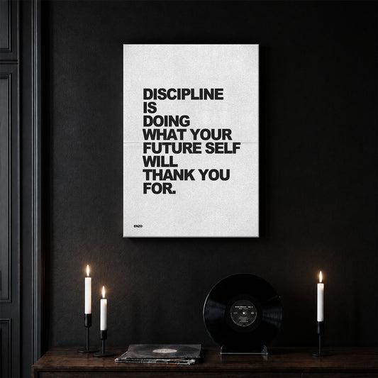 Discipline for Future Self.