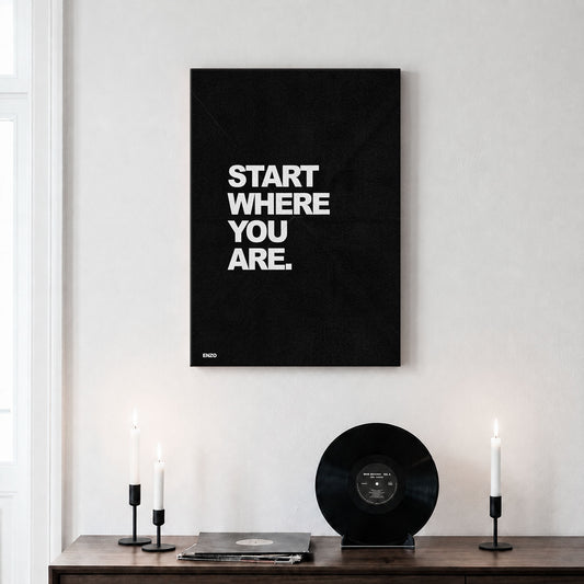 Start Where You Are.