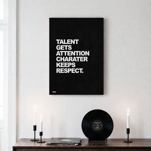 Talent & Character.